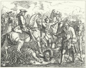 Fangst av marskalk Tallard i slaget ved Blenheim, 1704